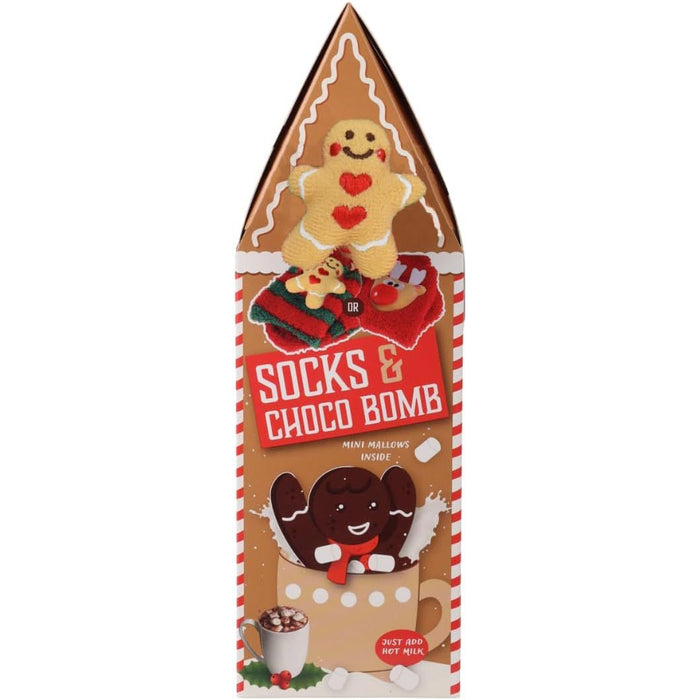 Christmas Hot Chocolate Bombs & Cozy Socks Gift Set