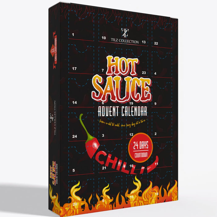 Chilli Advent Calendar 2025 - 24 Days World Chilli |Christmas Hot Sauce Advent Gift Set
