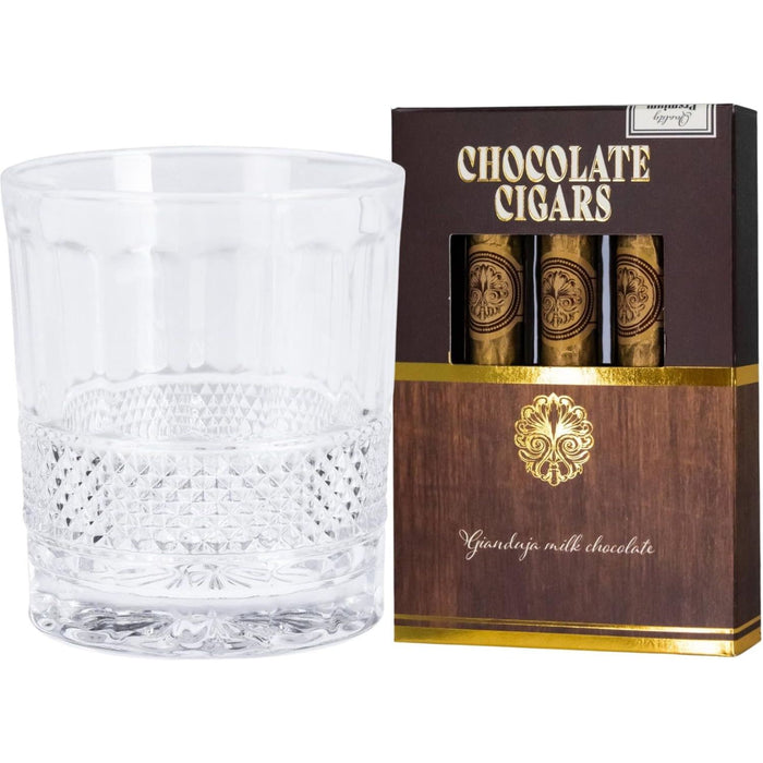 Whisky Glass & Chocolate Cigars