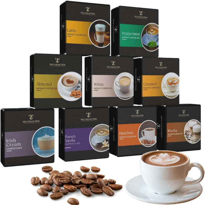 9-Piece Instant Coffee Gift Selection Set