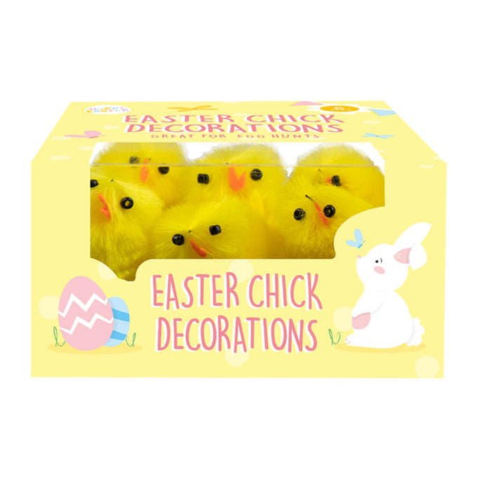 Easter Bunny and Chicks Set - Easter Crafts - 4 Pc Bunny with Carrots And 4 Pc Chicks