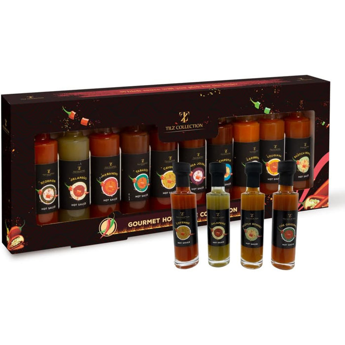 Hot Sauce Gift Set - Chilli Gifts 10 Chilli Flavours