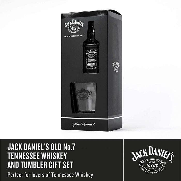 Jack Daniels Miniature Glass Whiskey Gift