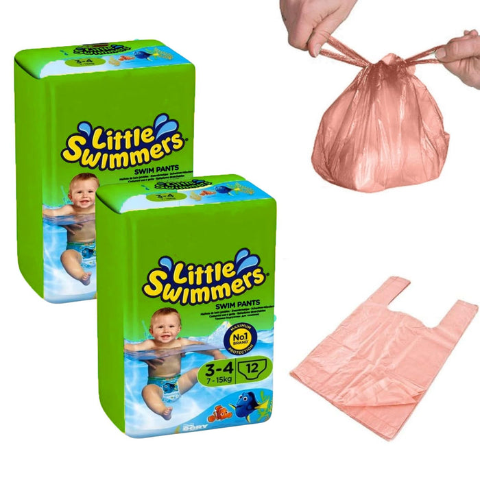 Disposible Swimming Nappies for Babies (7-15kg) x 24