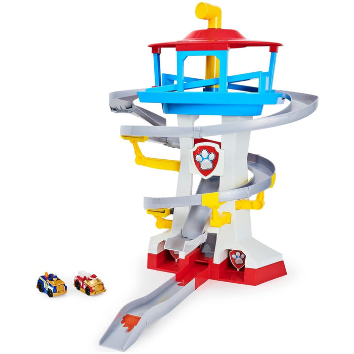 PAW Patrol True Metal Adventure Bay Rescue Lookout Tower with 2 Vehicles