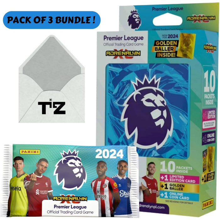 Adrenalyn XL Football Cards Tin - Panini Premier League Football 2022/2023 (Blue)