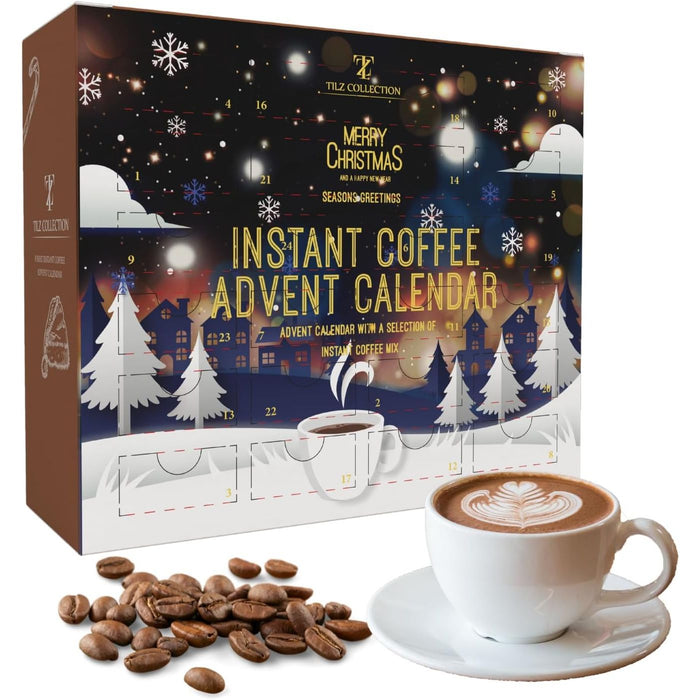 Christmas Coffee Advent Calendar 2025-24 Days Christmas Adult Advent Calendar 2025
