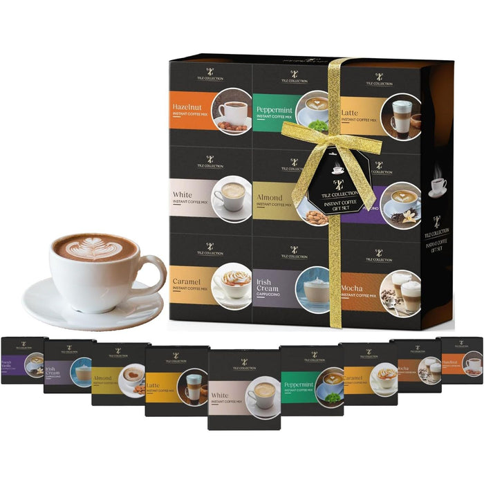 9-Piece Instant Coffee Gift Selection Set