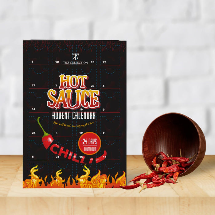 Chilli Advent Calendar 2025 - 24 Days World Chilli |Christmas Hot Sauce Advent Gift Set