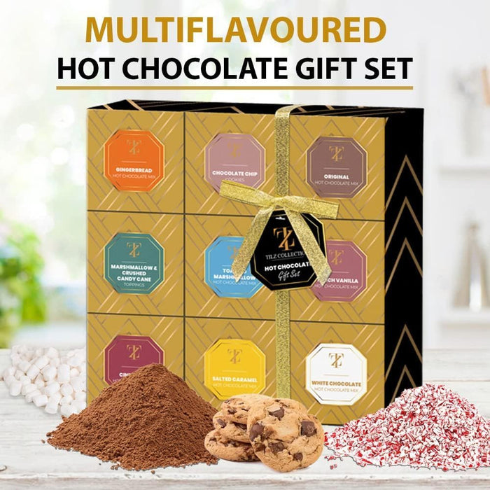 Hot Chocolate Sachets, Hot Cocoa Sets, With Mini Marshmallows, Candy Canes & Chocolate Cookies