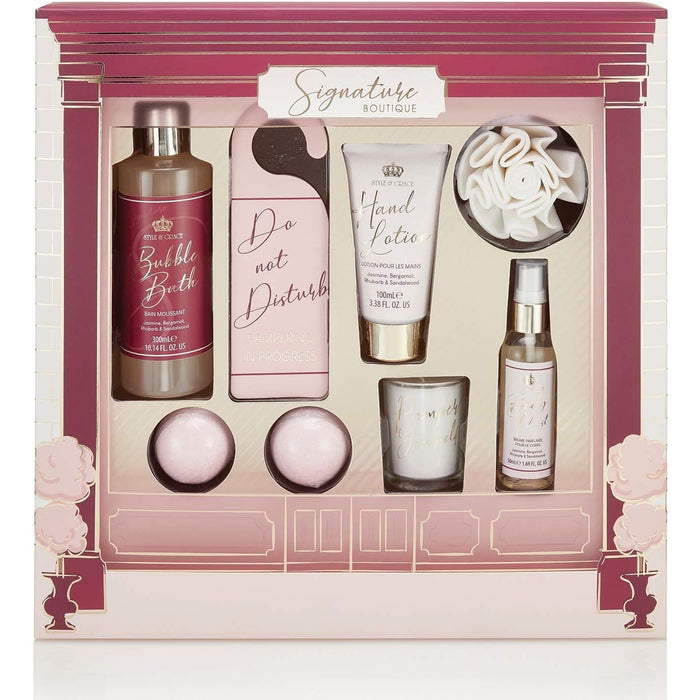 Spa Gift Set - Signature and Bubble Boutique Luxury Bath Gift Set