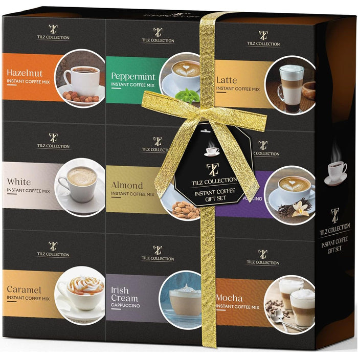 9-Piece Instant Coffee Gift Selection Set