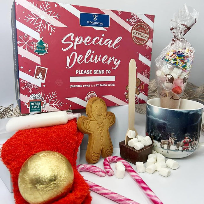 Hot Chocolate Gift Set With Mug-Xmas Eve Box