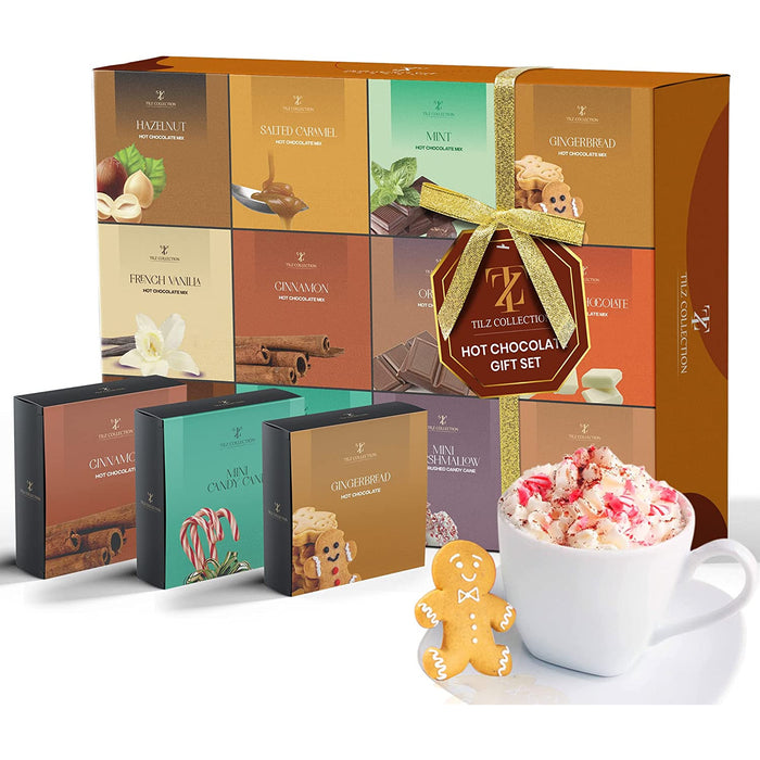 Flavoured Hot Chocolate 12 Pack Luxury Hot Chocolate Set