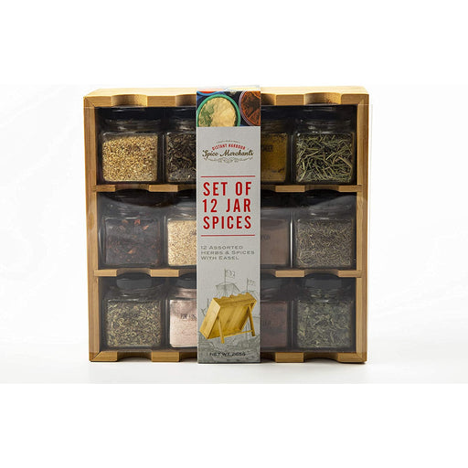 TILZ GEAR Mixed Herbs ZS23 And Spices Set Wooden Spice Rack With