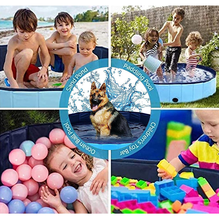 Portable Paddling Pool - Pet Swimming Pool (80cm x 20cm)