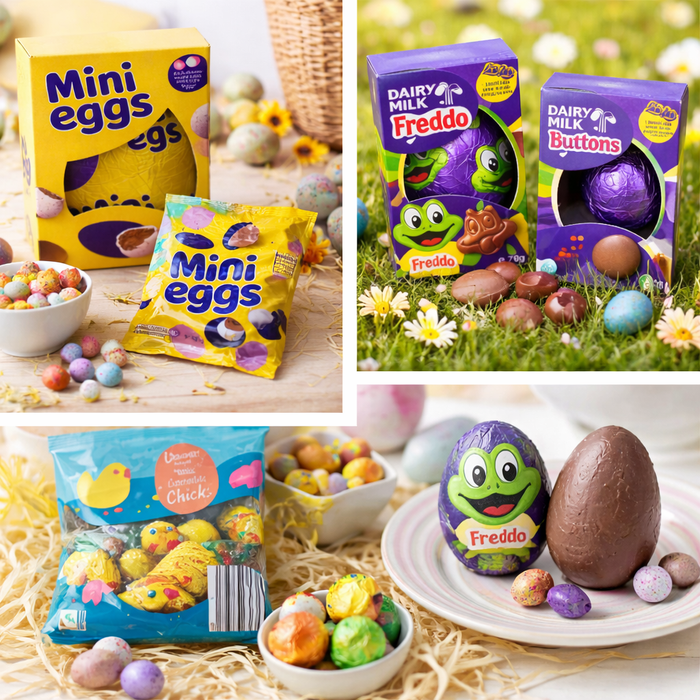 Cadbury Easter Chocolate Hamper – Mini Eggs Egg, Dairy Milk Buttons & Treats