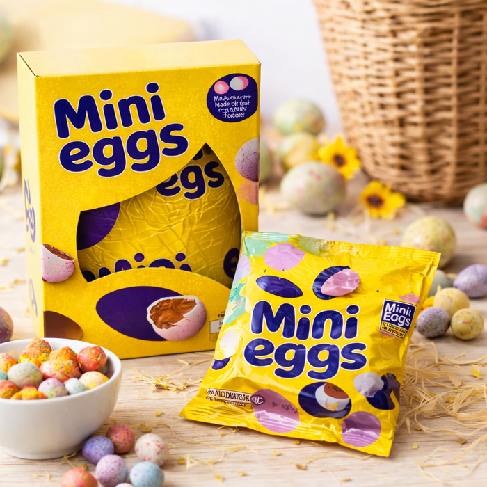 Cadbury Easter Chocolate Hamper – Mini Eggs Egg, Dairy Milk Buttons & Treats