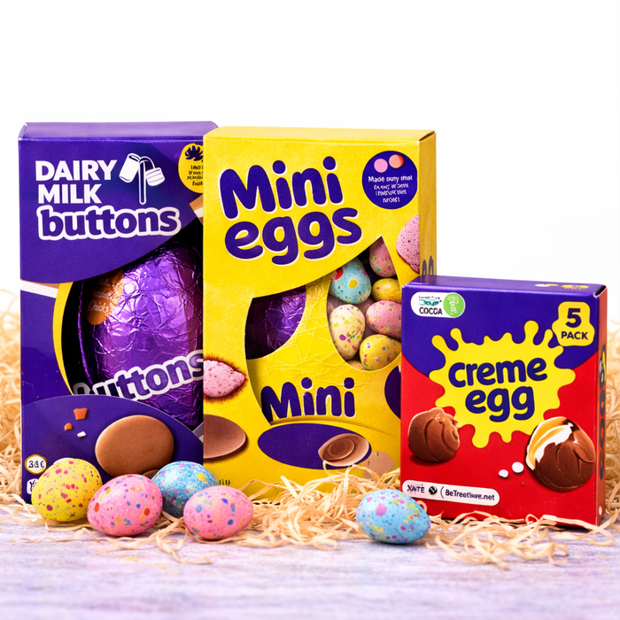 Tilz Easter Chocolate Celebration Hamper – Easter Egg, Mini Eggs & Sweet Treats
