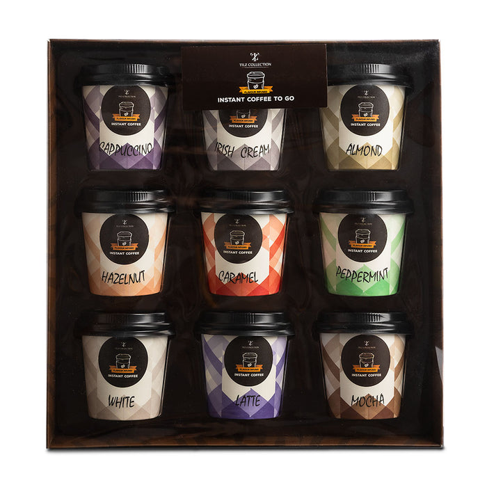 Instant Coffee Gift Set, 9 Pack Coffee Travel Cup