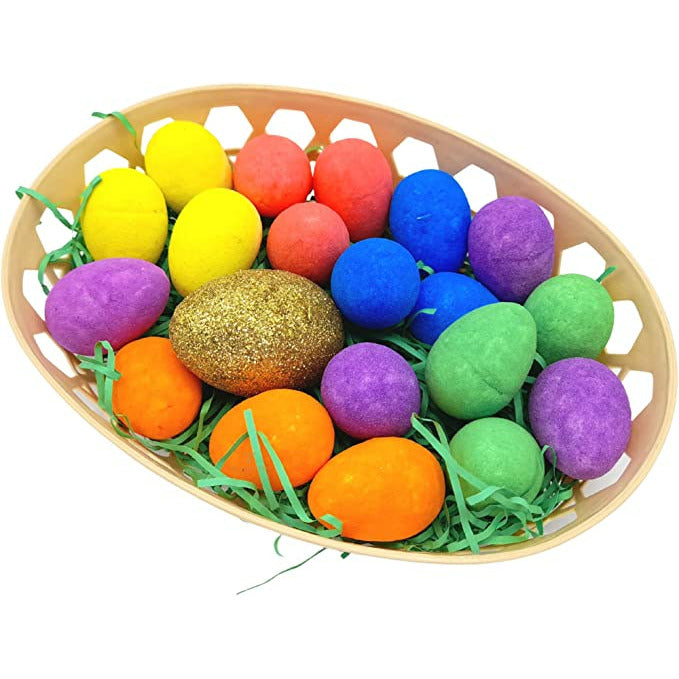 21 x Assorted Colours Easter Eggs